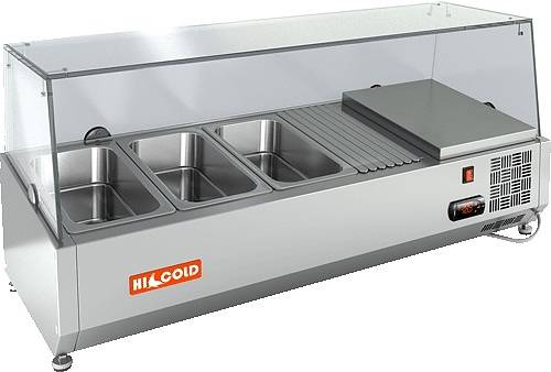 Витрина холодильная настольная Hicold VRTG 1000 1/4