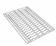 Решетка для багета рифленная 435х320мм Smeg (в комплекте 4 шт.) 3735