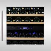 Винный шкаф компрессорный встраиваемый DUNAVOX DAB-36.80DW 2 температурные зоны