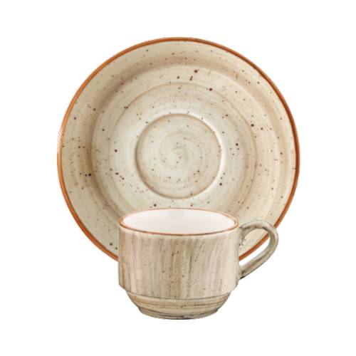 В Кофейная пара 13см 110мл фарфор Gourmet Aura Terrain Bonna /6/ ATR GRM 01 KFT