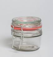 Банка для подачи с бугельным замком 170 мл стеклянная крышка 61856 /1/