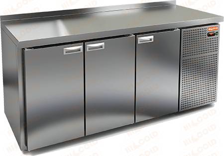 Стол холодильный Hicold GN 111 BR2 TN 3 двери, увеличенный