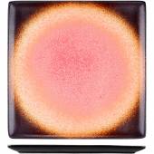 Тарелка квадратная «Агат» L=260, B=260мм фарфор красный 03013265 A23898W764Y80 /1/18/