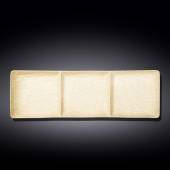 Менажница 3-х секц. 405*130 мм Сэнд Wilmax 661336 /3/18/ Менажница 3-х секц. 405*130 мм Сэнд Wilmax 661336 /3/18/