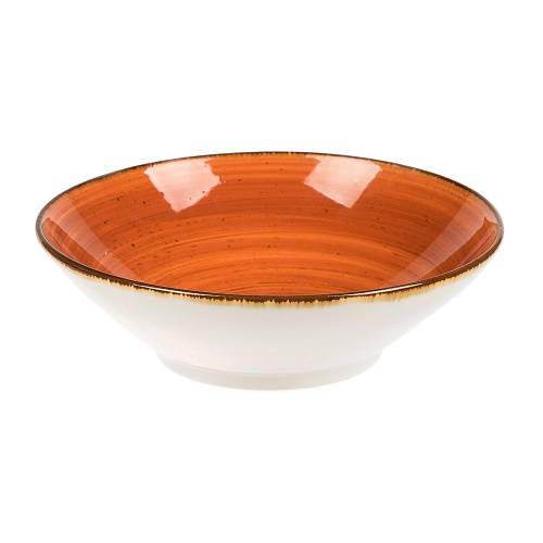 Салатник 650мл 200мм фарфор Fusion Brown Shore P.L.  81223204 /6/