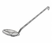 Шумовка 250мм сетчатая нерж. MGSteel WS10.