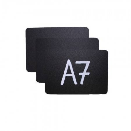 Табличка меловая без подставки черная А7 105*74 мм. 58078