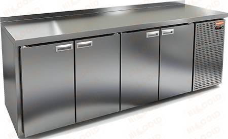 Стол холодильный Hicold GN 1111 BR2 TN 4 двери, увеличенный