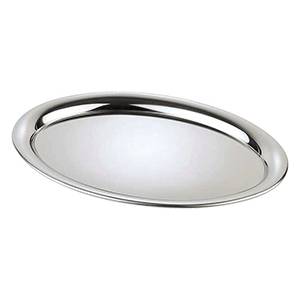 Поднос овальный 265х190мм нерж. APS (КНР) 30116  04081107