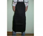 Фартук повара с грудкой черный Мастергласс 31542 Фартук повара с грудкой черный Мастергласс 31542