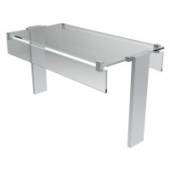 Полка настольная Gastrolux ПН-113/Т стеклянная Т-образная