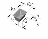 Форма для хлеба Спика 12-2 (85 х 65 х 48 мм) Форма для хлеба Спика 12-2 (85 х 65 х 48 мм)