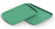 Поднос с ручками 450x350мм Рестола (зеленый) 422106609  1160