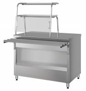 Прилавок нейтральный с полками МХМ ПНП15 100115005