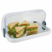 Поднос сервировочный 44х32см h=20,5см пласт+нерж. с крышкой Roll-Top с охлаждением APS 09100  43758