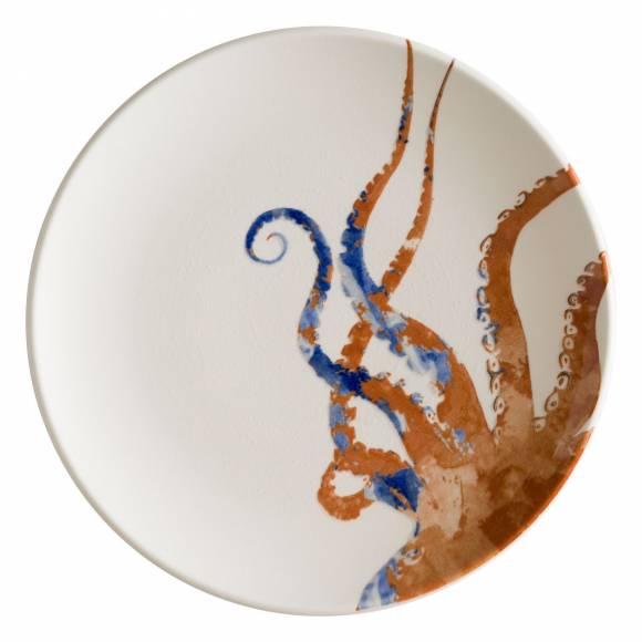 Тарелка 250 мм Аквелис осьминог, форма Гурмэ Bonna F-AEOGRM25DZ Тарелка 250 мм Аквелис осьминог, форма Гурмэ Bonna F-AEOGRM25DZ
