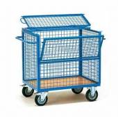 Тележка для белья ТБ17.4 ОЛДАК сетчатая, 350л, платформа МДФ, откидная дверь, крышка, г/п 150кг Тележка для белья ТБ17.4 ОЛДАК сетчатая, 350л, платформа МДФ, откидная дверь, крышка, г/п 150кг