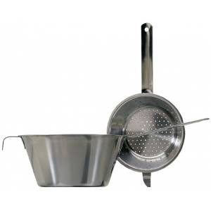 Дуршлаг конический 2,5л 240мм нерж. Linden 33700 516003-03 Дуршлаг конический 2,5л 240мм нерж. Linden 33700 516003-03