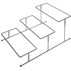 Подставка 3-ярусная для прямоугольных блюд APS нерж. 33243 03021570
