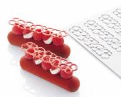 Форма силиконовая PAVODECOR для декора. "Сердца 3" 120x27x2мм, 2,6мл, 10 ячеек Pavoni PR009 Форма силиконовая PAVODECOR для декора. "Сердца 3" 120x27x2мм, 2,6мл, 10 ячеек Pavoni PR009