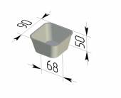 Форма для хлеба Спика 12-3 (90 х 90 х 50 мм) Форма для хлеба Спика 12-3 (90 х 90 х 50 мм)