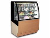 Витрина горизонтальная «МАРИЯ АКВА ПРЕМИУМ» гнутое стекло с запасником  1600