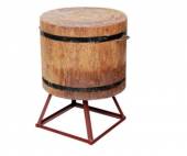 Колода для разруба круглая 500х500мм дуб, подставка 300мм 44966. 