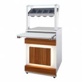 Прилавок для приборов и подносов Eco Wood Luxstahl ПП (С)-600 Premium