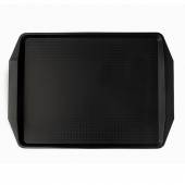 Поднос прямоугольный 42х30см черный поверхность классик (110) MGprof 1732