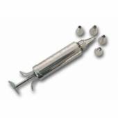 Шприц кондитерский 274х53мм 5 насадок нерж. Tellier ID5100. Шприц кондитерский 274х53мм 5 насадок нерж. Tellier ID5100.