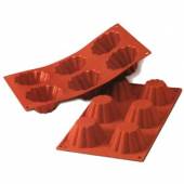 Форма силиконовая P.L. Proff Cuisine "Бриош" 12 ячеек d 57 мм, h 22 мм (30*17,5 см)