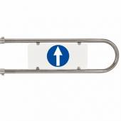 Дуга на калитку Ростов-Дон К11 левая 700мм хром 0005-01 Дуга на калитку Ростов-Дон К11 левая 700мм хром 0005-01