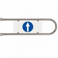 Дуга на калитку Ростов-Дон К11 левая 700мм хром 0005-01 Дуга на калитку Ростов-Дон К11 левая 700мм хром 0005-01