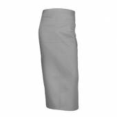 Фартук с карманом L=86 B=88см серый полиэстер, хлопок