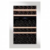 Винный шкаф компрессорный встраиваемый DUNAVOX DAB-49.116DW.TO 2 температурные зоны