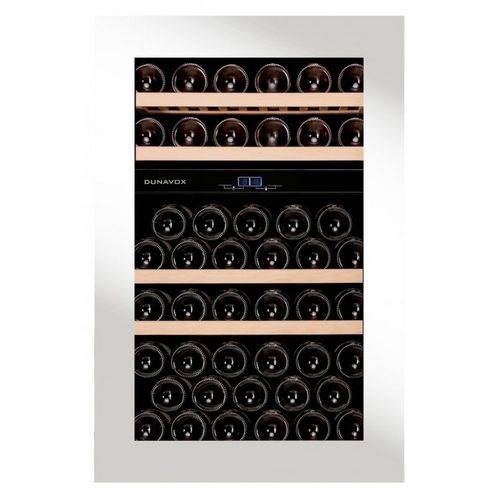 Винный шкаф компрессорный встраиваемый DUNAVOX DAB-49.116DW.TO 2 температурные зоны