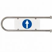 Дуга на калитку Ростов-Дон К11 правая 700мм хром 0006-01 Дуга на калитку Ростов-Дон К11 правая 700мм хром 0006-01