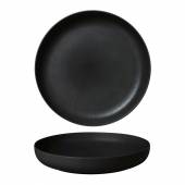 Тарелка с бортом 23 cм,фарфор NOBLE Fine Plus-Black Sand 095035A