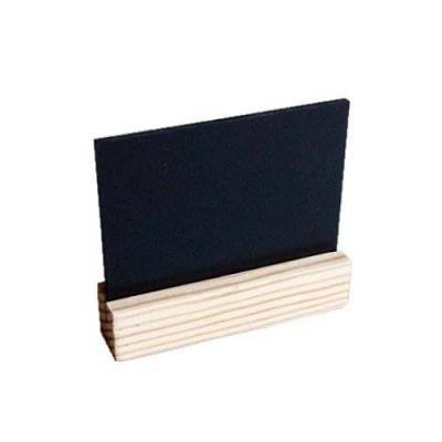 Табличка меловая 105х95 мм А7 черная на деревянном основании (02FE0101) 	02FE0111  58103 /1/