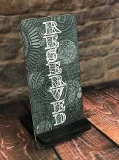 Табличка Резерв вертикальная дерево РС17 Орнамент (153027) 61742 /1/100/