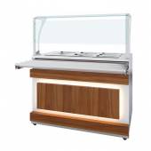 Мармит вторых блюд паровой Eco Wood Luxstahl МВП (С)-1200 Premium