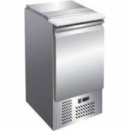 Стол холодильный саладетта 1-дверный GN1/1 телескопическая крышка Koreco S400 нерж. 8753