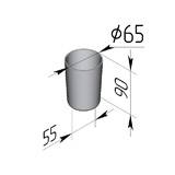 Форма Ромовая баба Спика (65х90мм) Форма Ромовая баба Спика (65х90мм)
