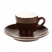 Кофейная пара 70мл коричневый цвет Barista  P.L.  390/390 (brown)  /6/