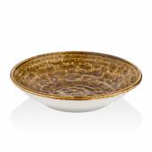 Тарелка глубокая,салатник 1300 мл 250мм фарфор Cowry Yellow By Bone CW-YL-FL-25-CK /6/