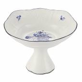 Блюдо десертное на ножке 15,5 см Blue Flower P.L. Proff Cuisine NY-YQA4706-FB-6.25