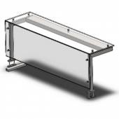 Полка Refettorio Drop-In Г - тип/ 1250 с широким стеклом