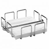 Салфетница нерж. горизонтальная 19*19 см с держателем 11763 APS