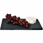 Блюдо для подачи прямоуг. 30*15 см. черное, сланец MGprof