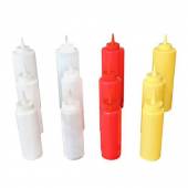 Бутылка для соуса пластиковая 680мл Maco Jiwins JW-BSD24-YEL желтая